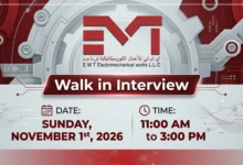 EMT Walk in Interviews in Dubai