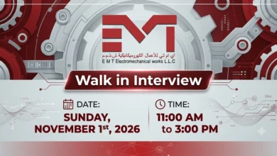 EMT Walk in Interviews in Dubai