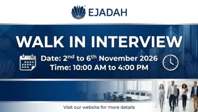 Ejadah Walk in Interview Poster