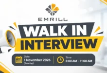 Emrill Walk in Interview in Dubai
