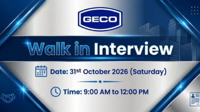 GECO Walk in Interview in Sharjah