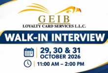 GEIB Loyalty Walk in Interview in Dubai