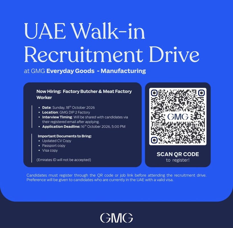GMG Walk in Interview Poster