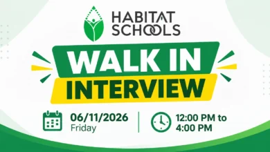 Habitat School Walk in Interview in Ajman