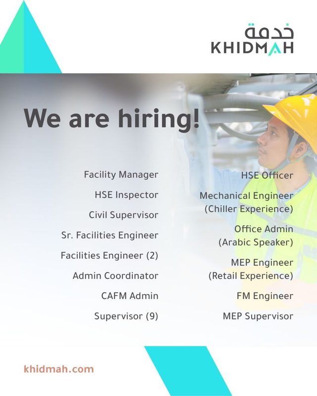 Khidmah Open Day Recruitment Poster