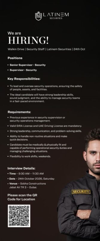 Latinem FM Walk in Interview Poster