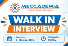 Meccademia Walk in Interview in Dubai