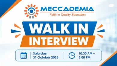 Meccademia Walk in Interview in Dubai