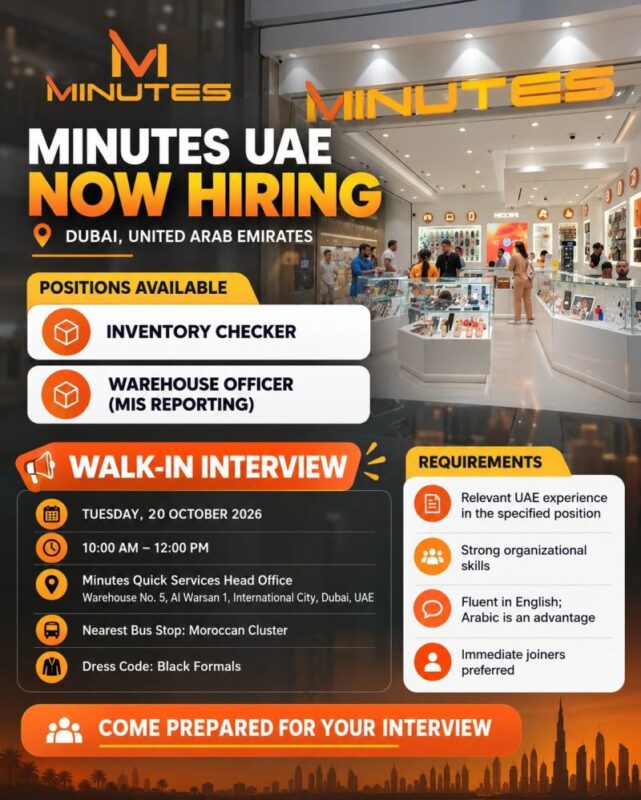 Minutes Walk in Interview Poster