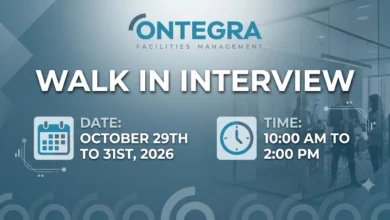 Ontegra Walk in Interview in Dubai