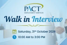 PACT Walk in Interview in Dubai