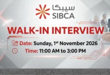 SIBCA Walk in Interviews in Dubai & Abu Dhabi