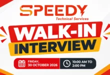 Speedy Technical Services Walk in Interview in Dubai