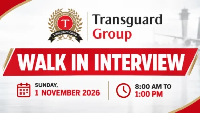 Transguard Group Walk in Interview in Dubai